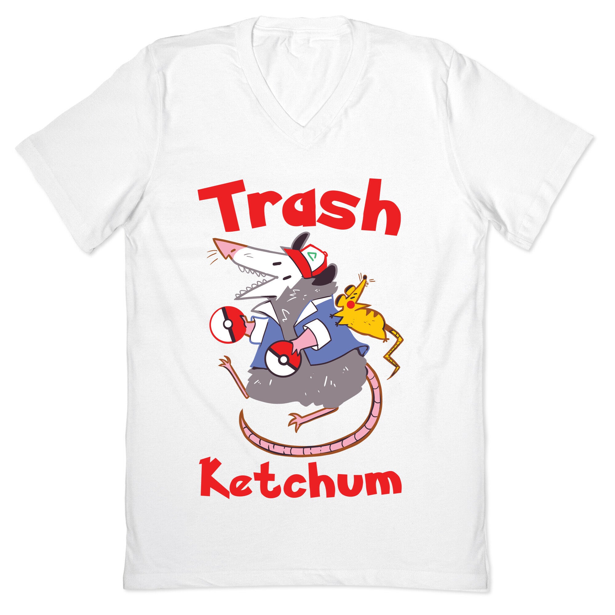 Trash Ketchum V-Neck
