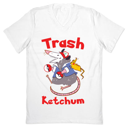Trash Ketchum V-Neck