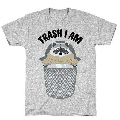 Trash I Am Raccoon Baby Yoda Parody T-Shirt