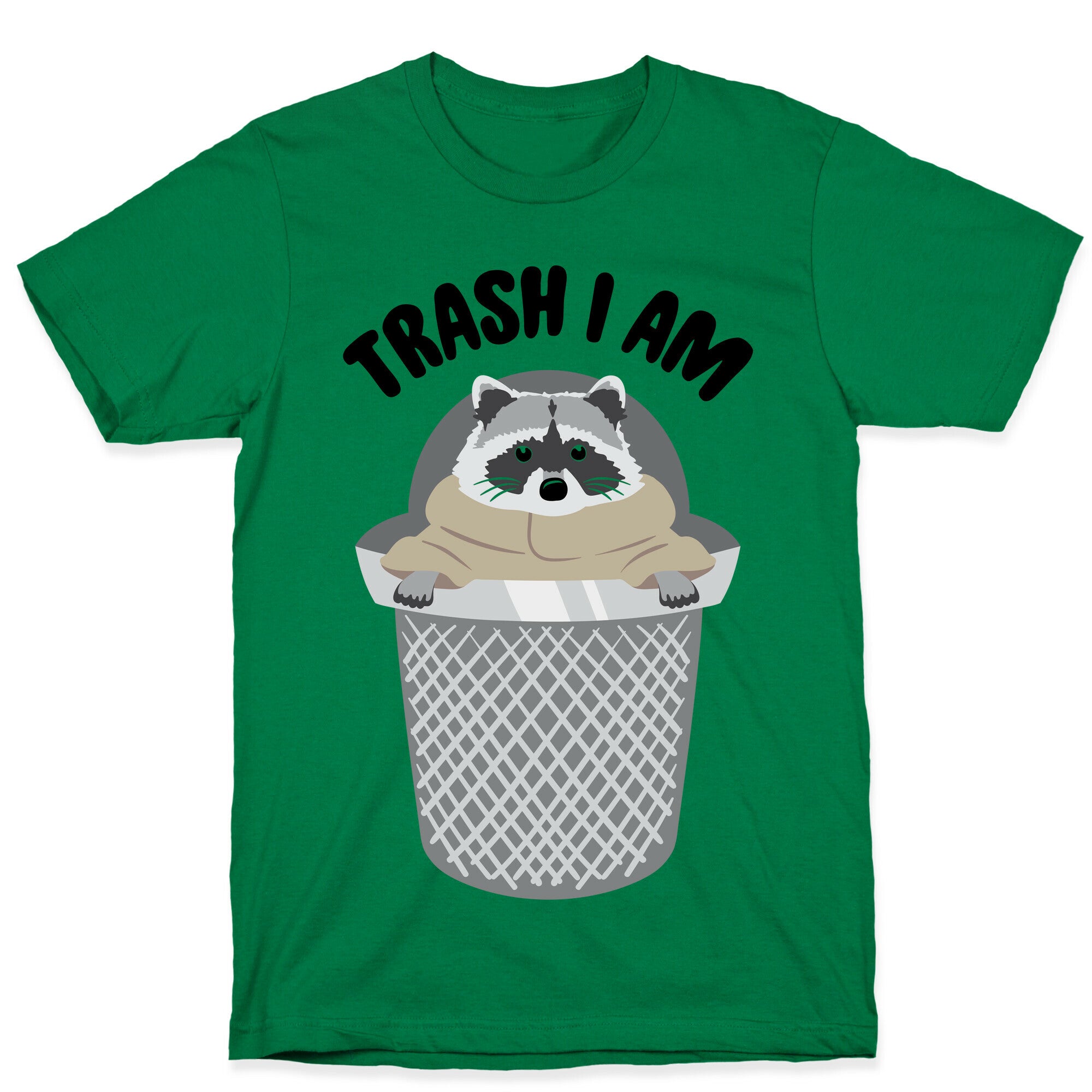 Trash I Am Raccoon Baby Yoda Parody T-Shirt