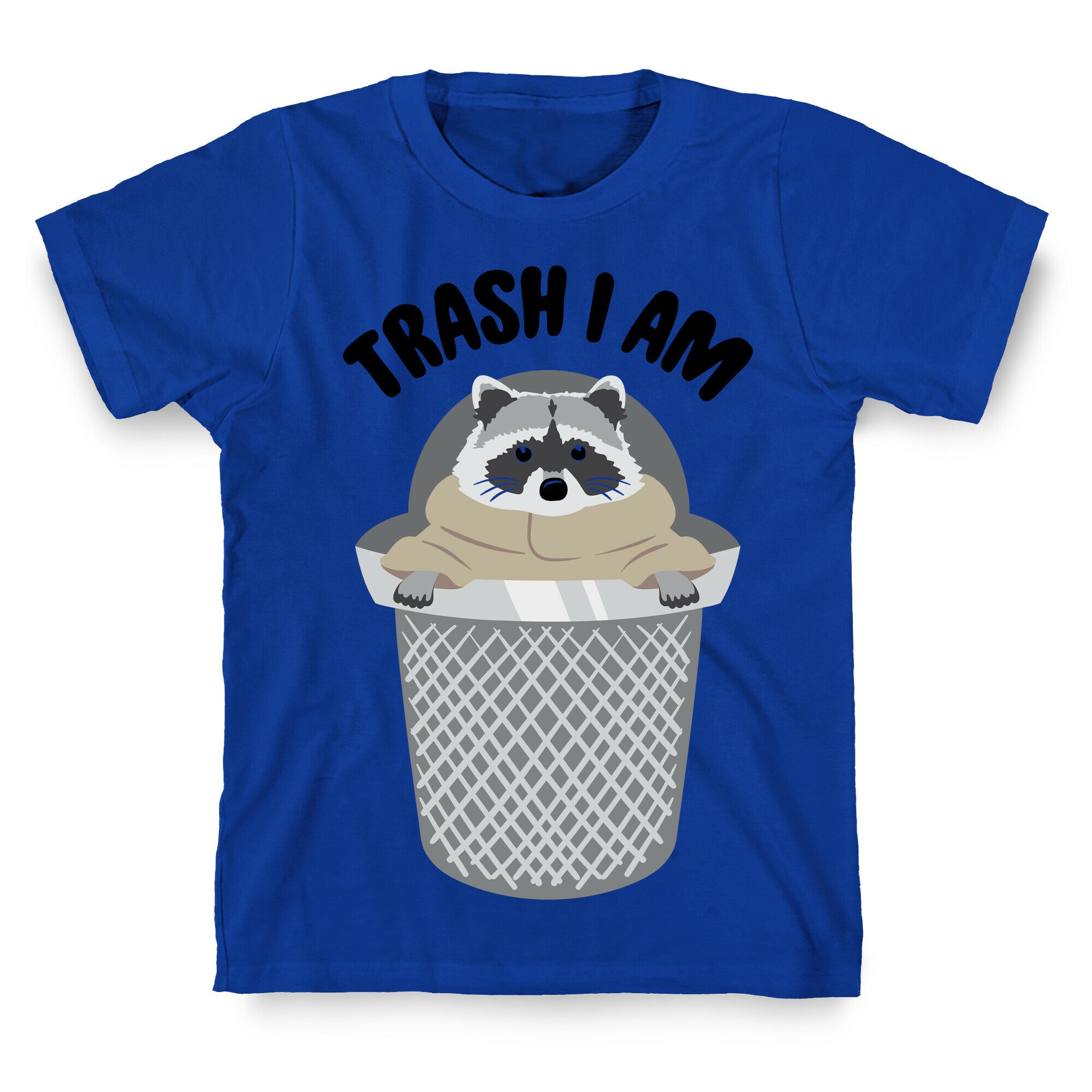 Trash I Am Raccoon Baby Yoda Parody T-Shirt