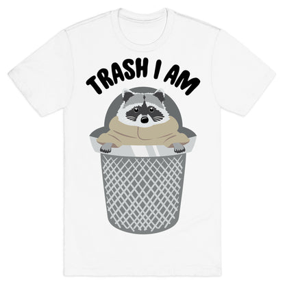 Trash I Am Raccoon Baby Yoda Parody T-Shirt