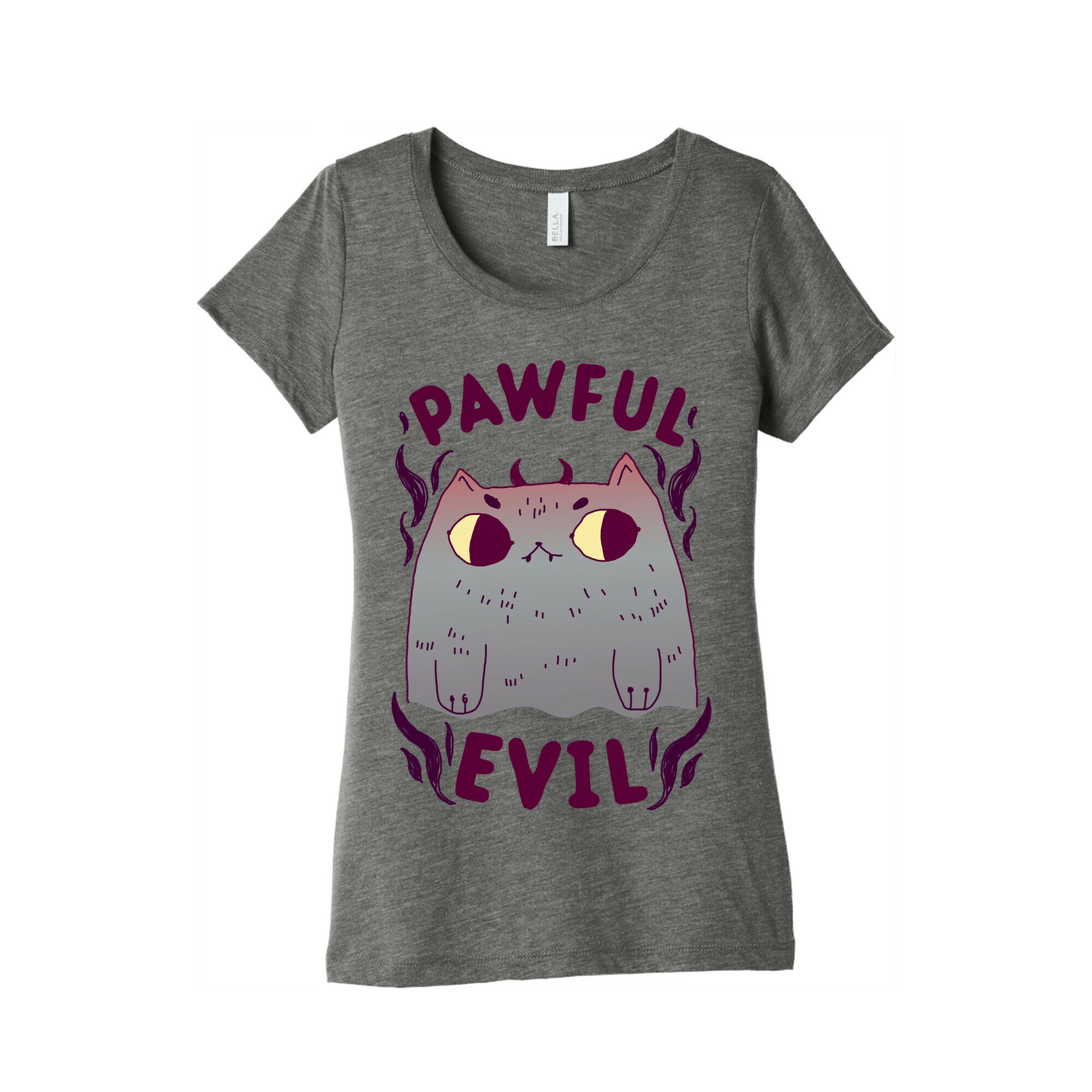 Pawful Evil Women's Triblend Tee