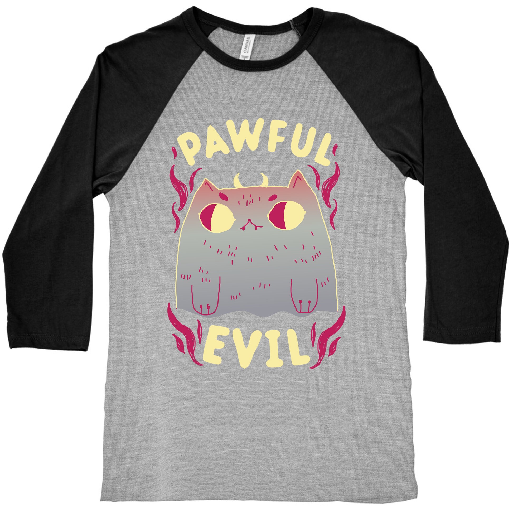 Pawful Evil Baseball Tee