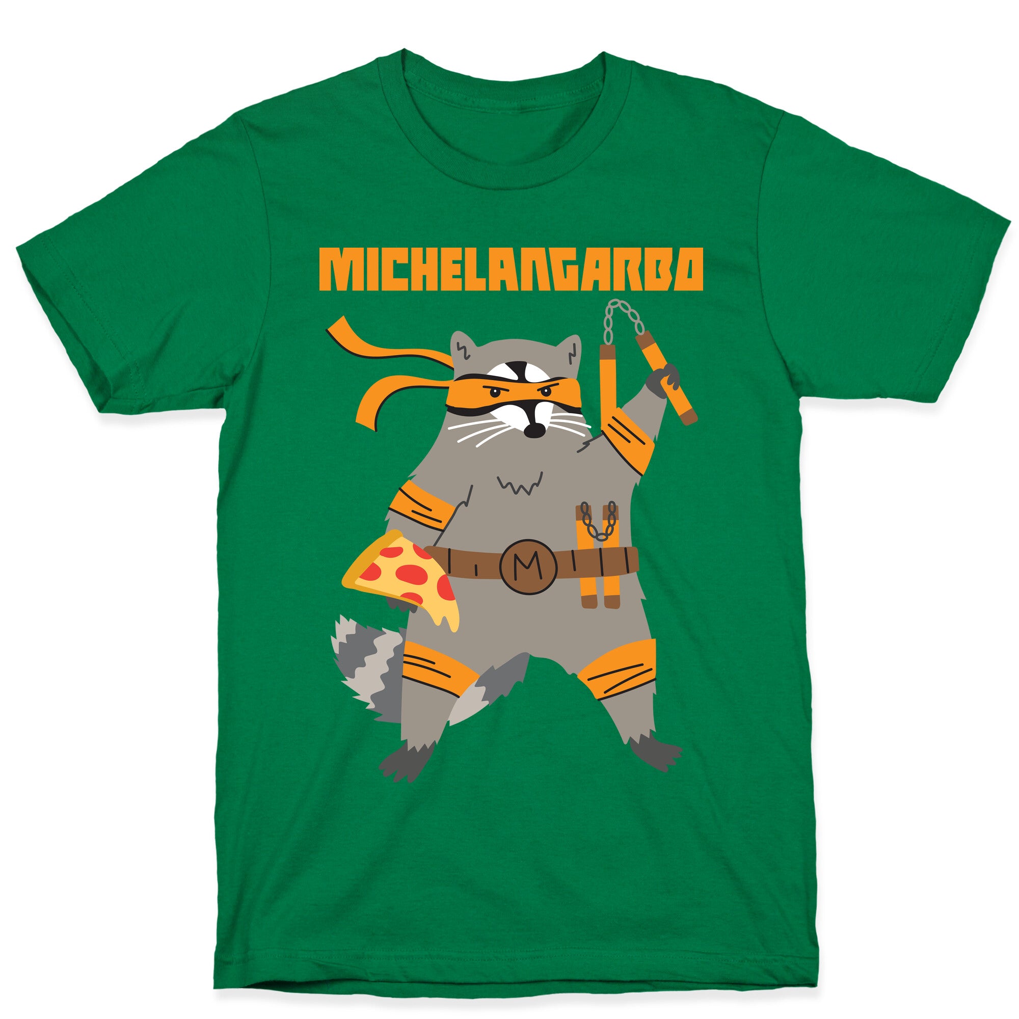 Michelangarbo (Michelangelo Raccoon) T-Shirt