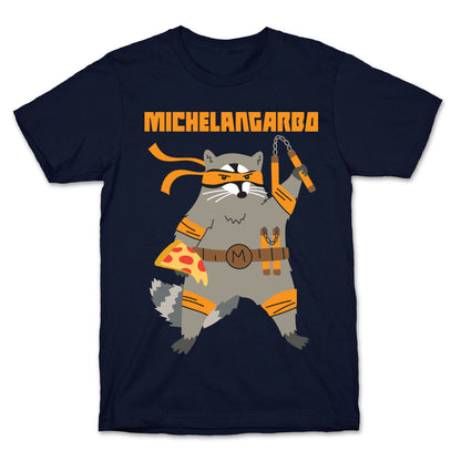 Michelangarbo (Michelangelo Raccoon) T-Shirt