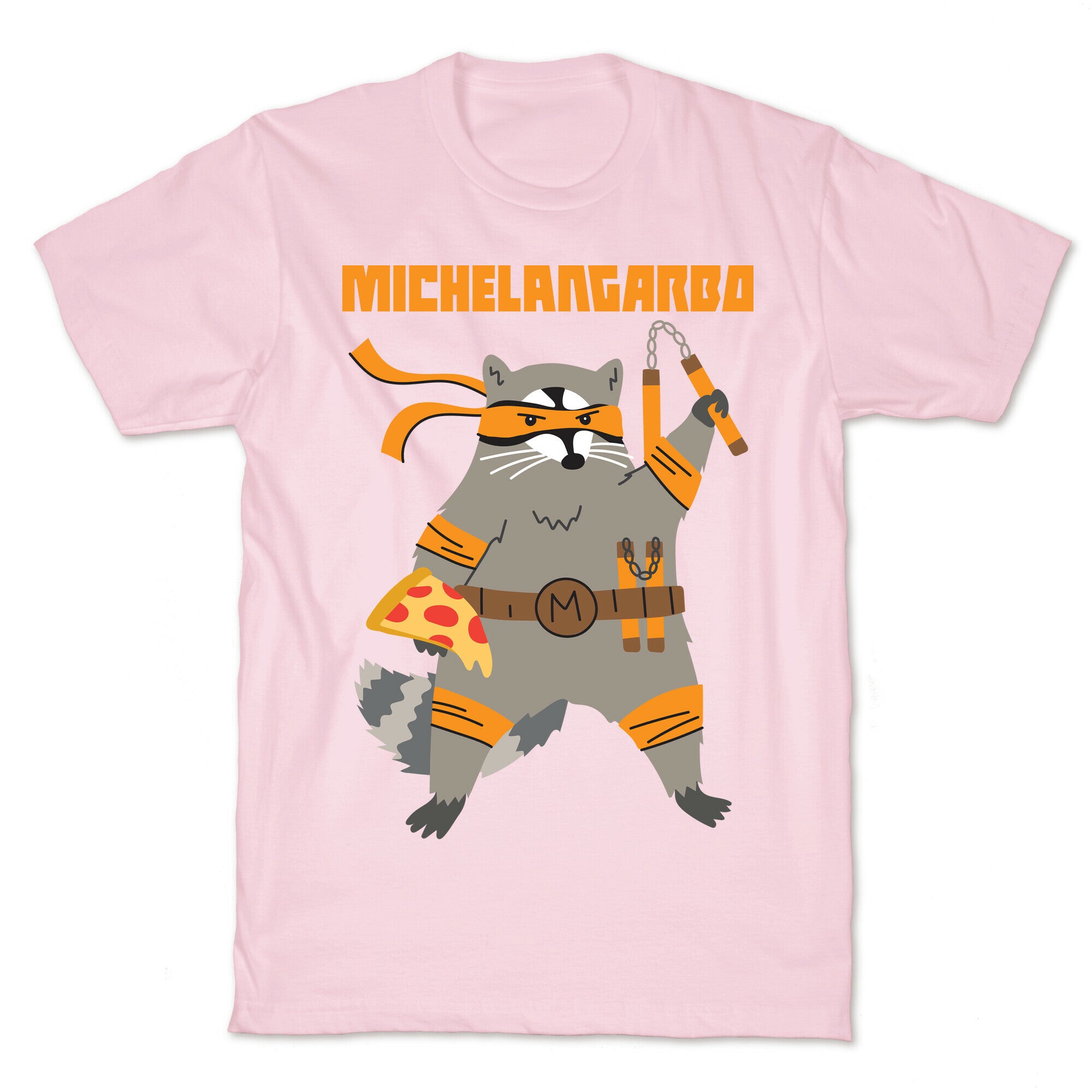 Michelangarbo (Michelangelo Raccoon) T-Shirt