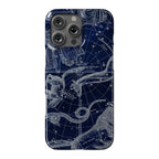 Blue and White Constellations Phone Case
