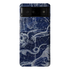 Blue and White Constellations Phone Case