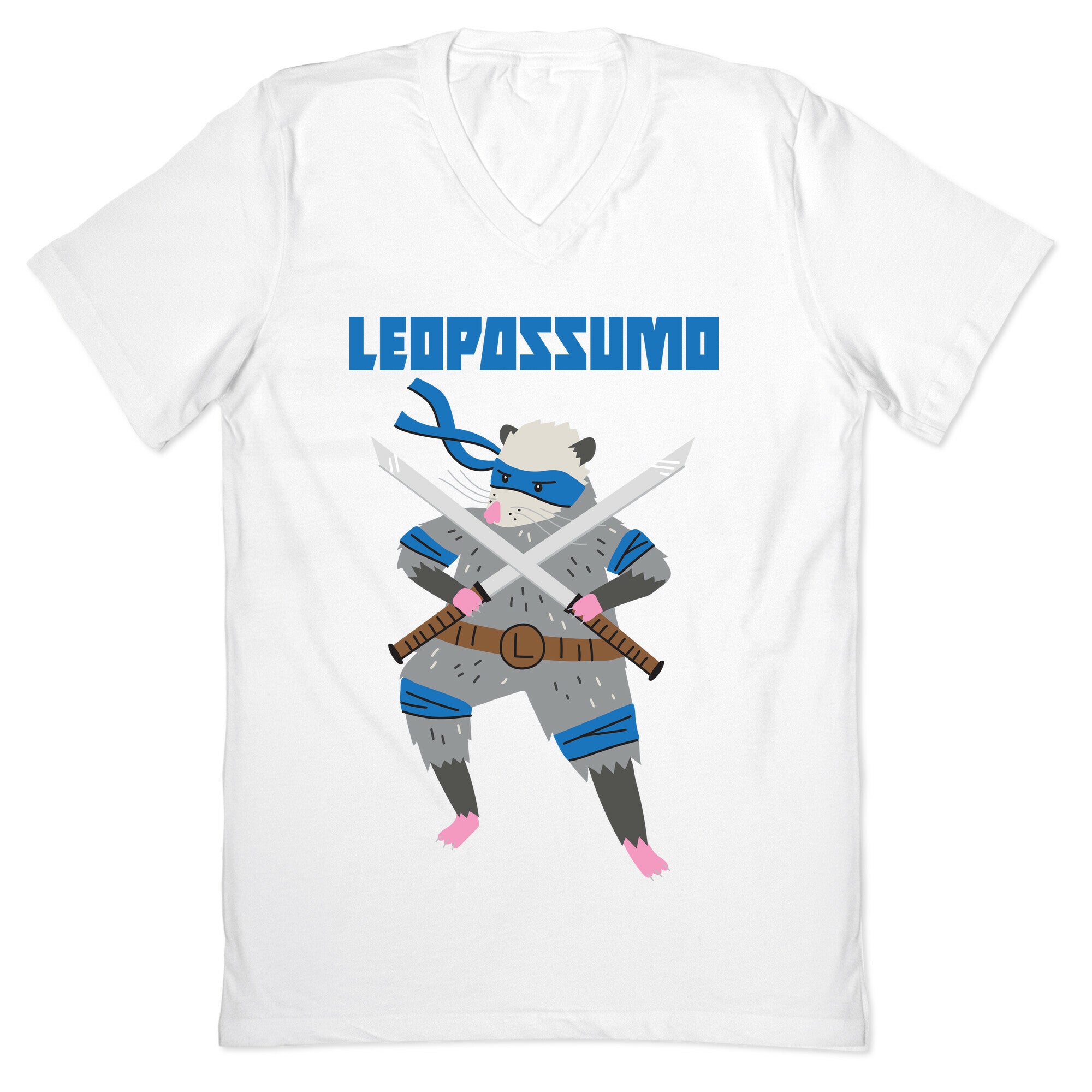 Leopossumo (Leonardo Opossum) V-Neck