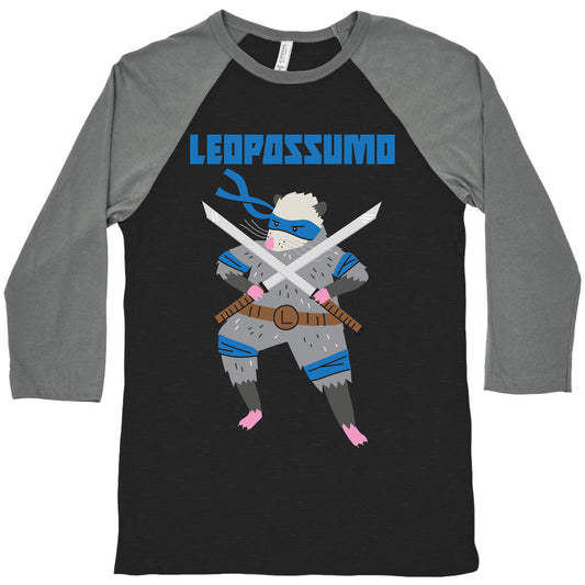 Leopossumo (Leonardo Opossum) Baseball Tee