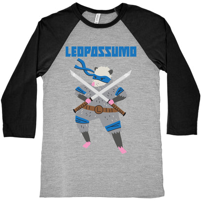 Leopossumo (Leonardo Opossum) Baseball Tee