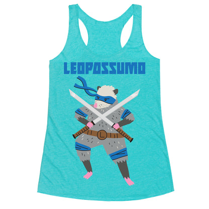Leopossumo (Leonardo Opossum) Racerback Tank