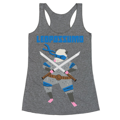 Leopossumo (Leonardo Opossum) Racerback Tank