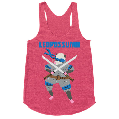 Leopossumo (Leonardo Opossum) Racerback Tank