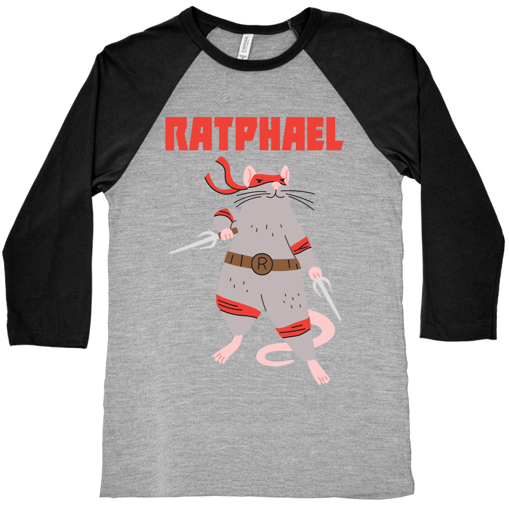Ratphael (Raphael Rat) Baseball Tee
