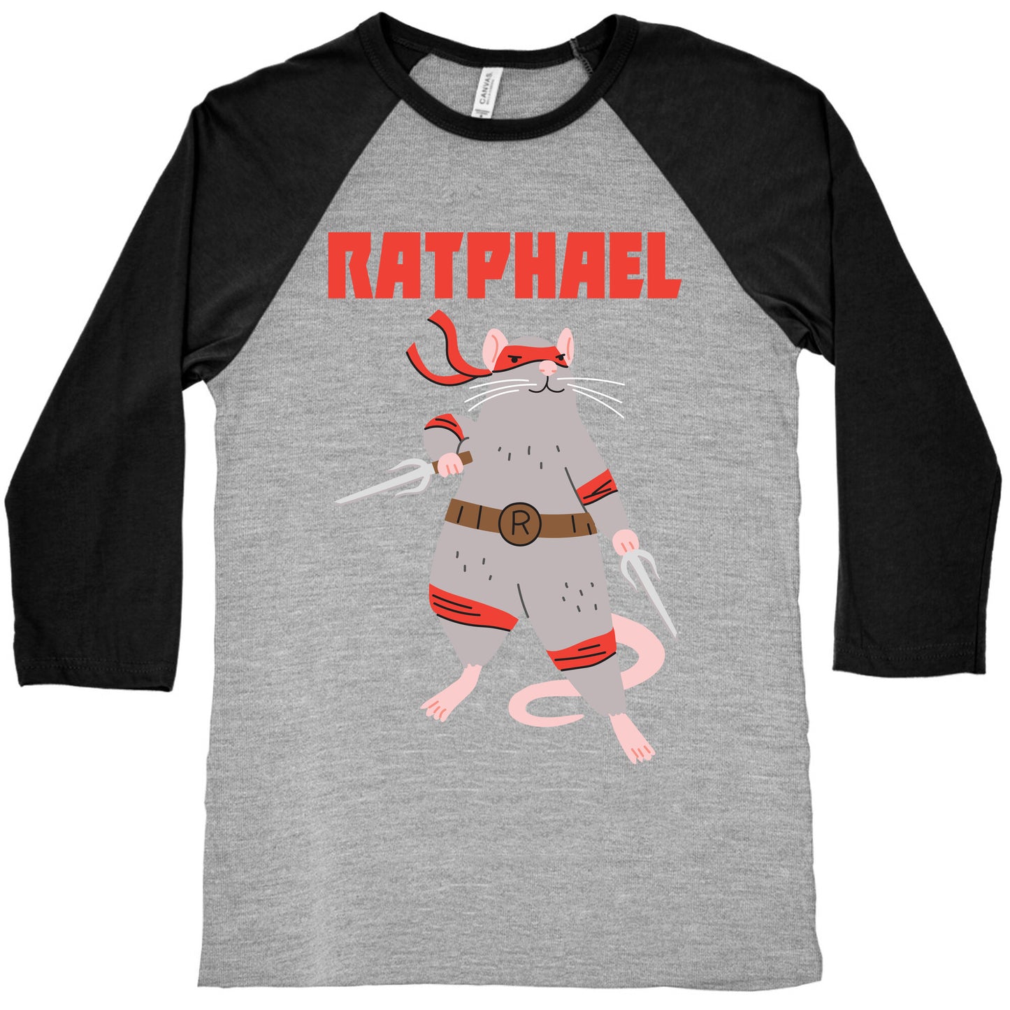 Ratphael (Raphael Rat) Baseball Tee