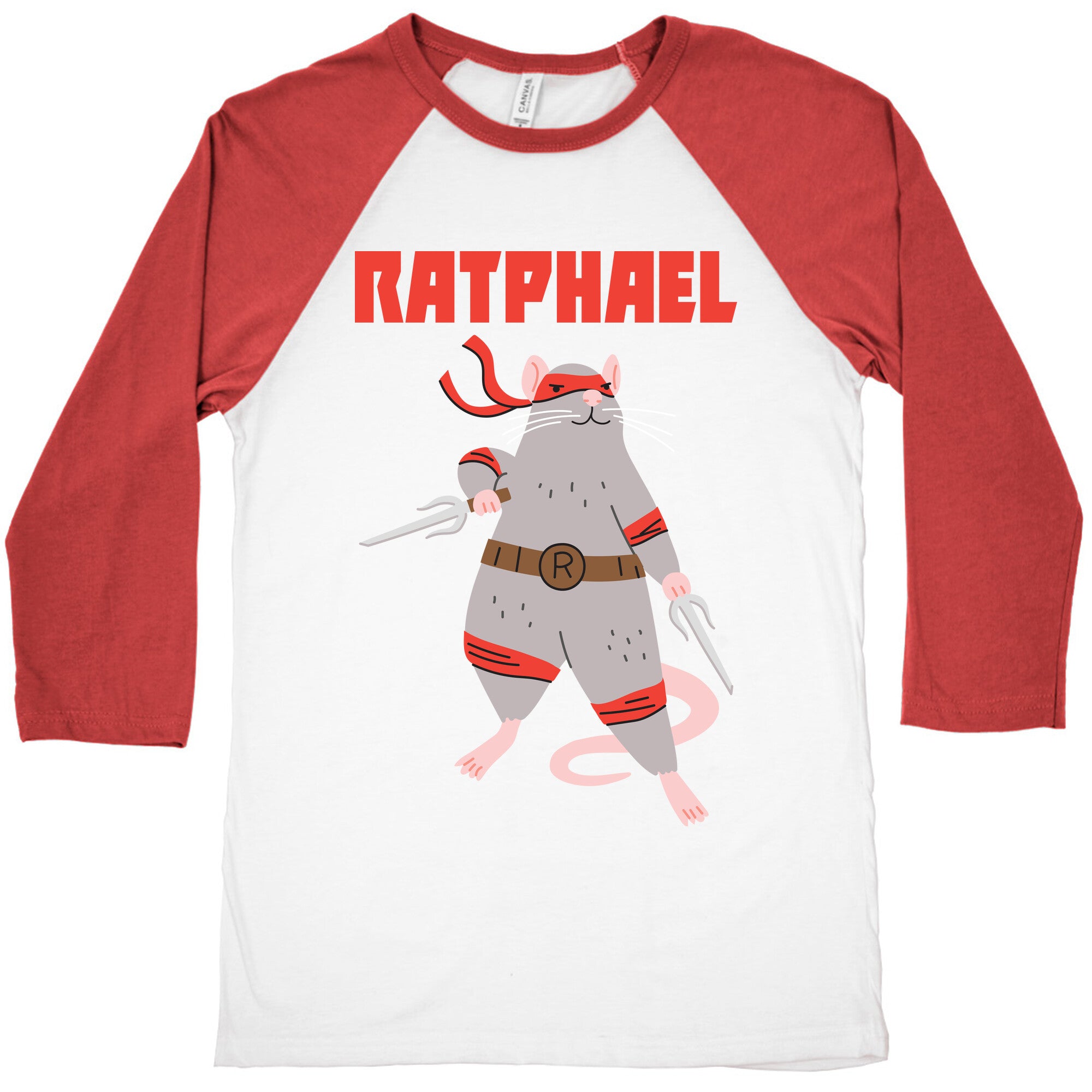 Ratphael (Raphael Rat) Baseball Tee