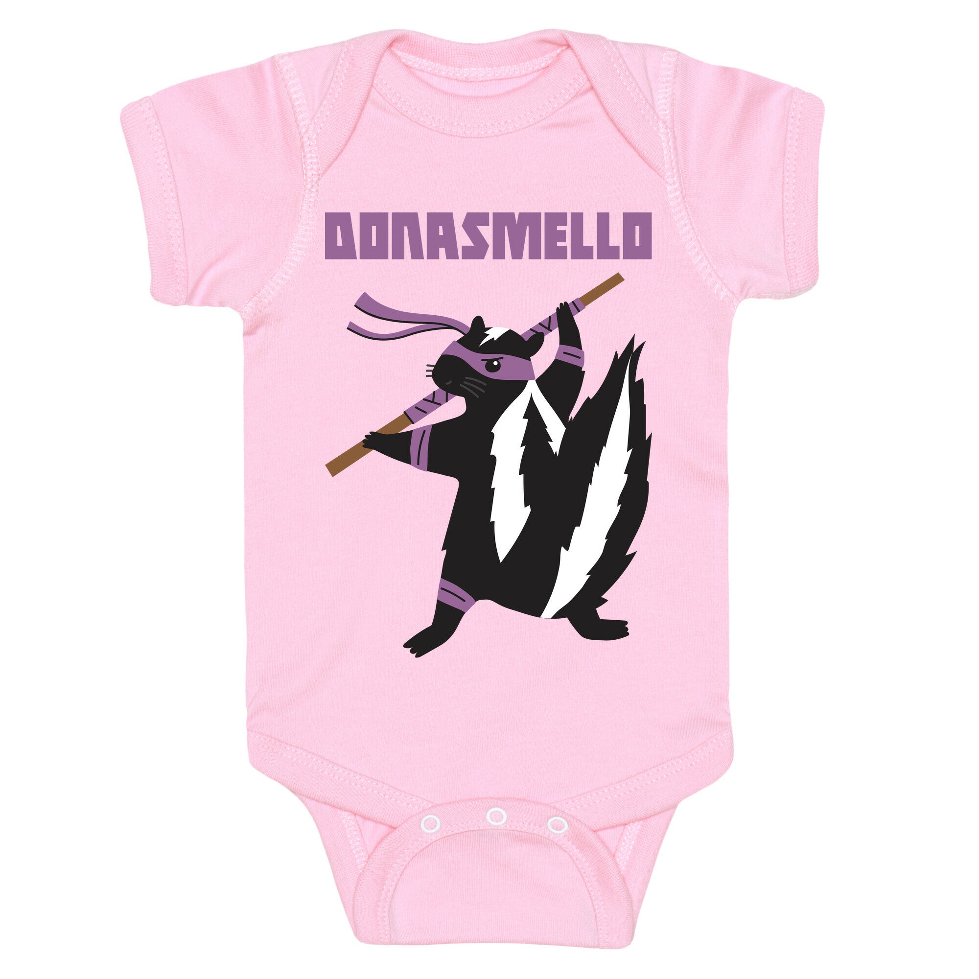 Donasmello (Donatello Skunk) Baby One Piece