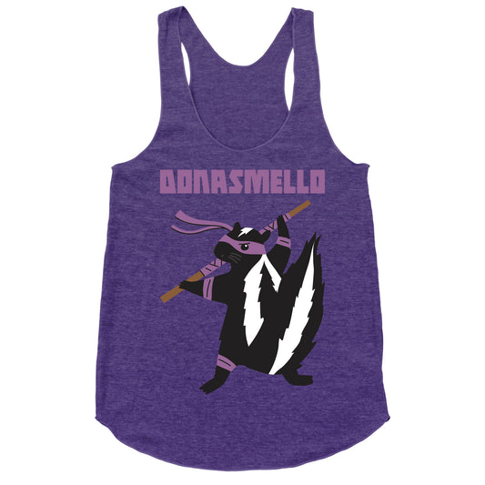 Donasmello (Donatello Skunk) Racerback Tank