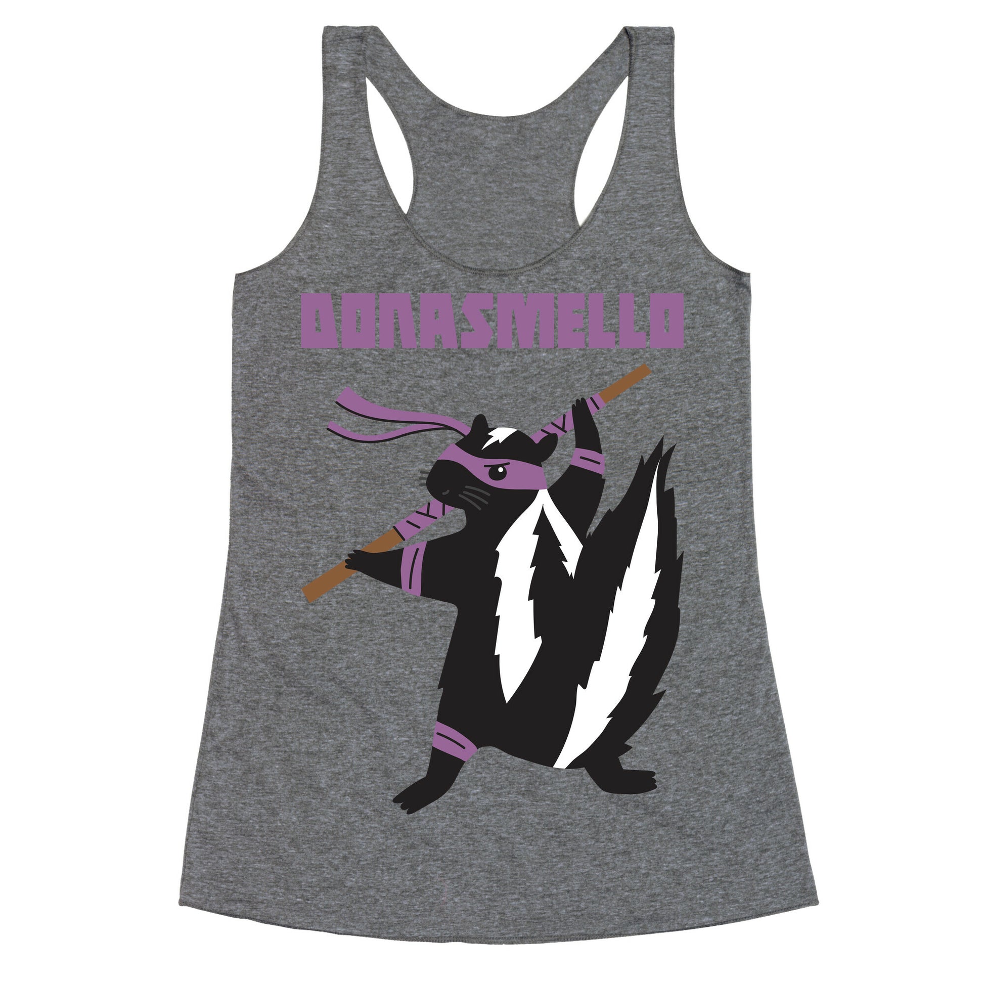 Donasmello (Donatello Skunk) Racerback Tank