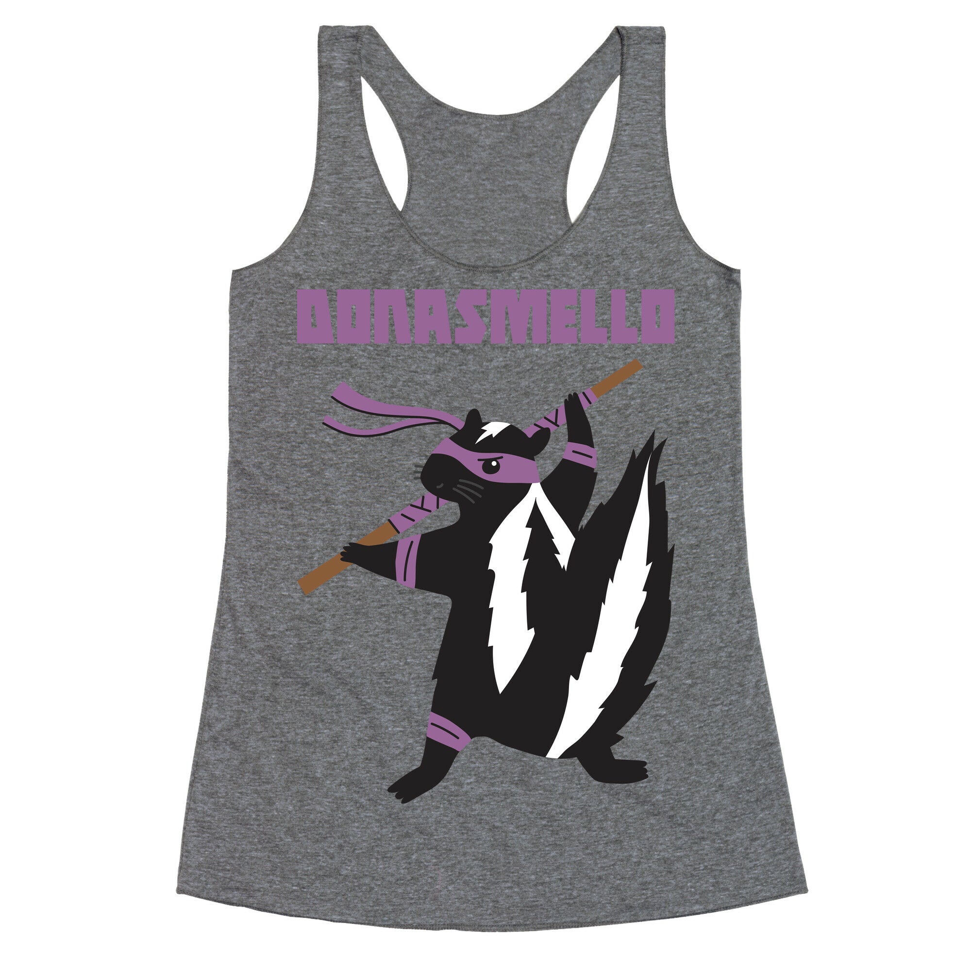 Donasmello (Donatello Skunk) Racerback Tank