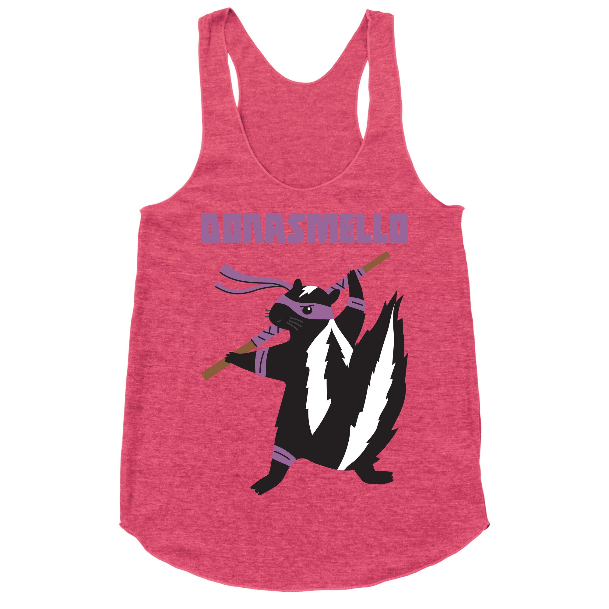 Donasmello (Donatello Skunk) Racerback Tank