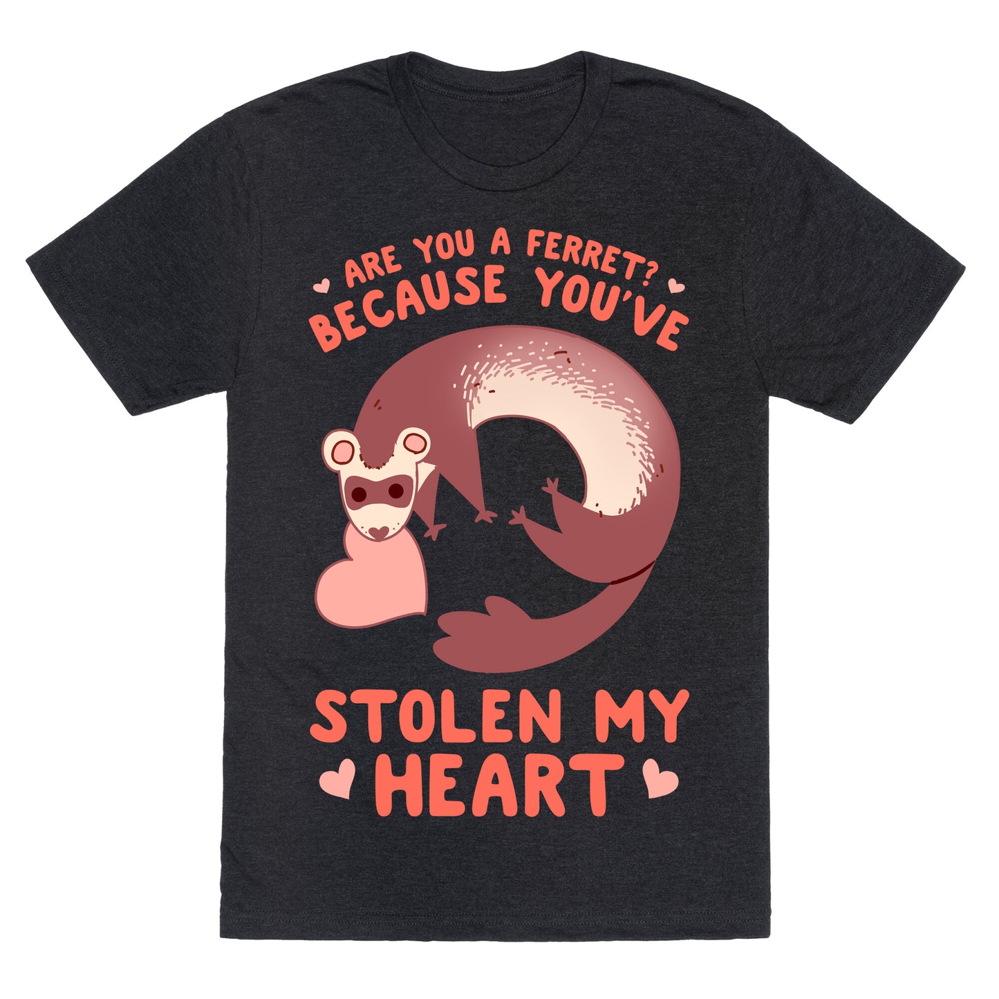 Are You A Ferret? Because You've Stolen My Heart Unisex Triblend Tee