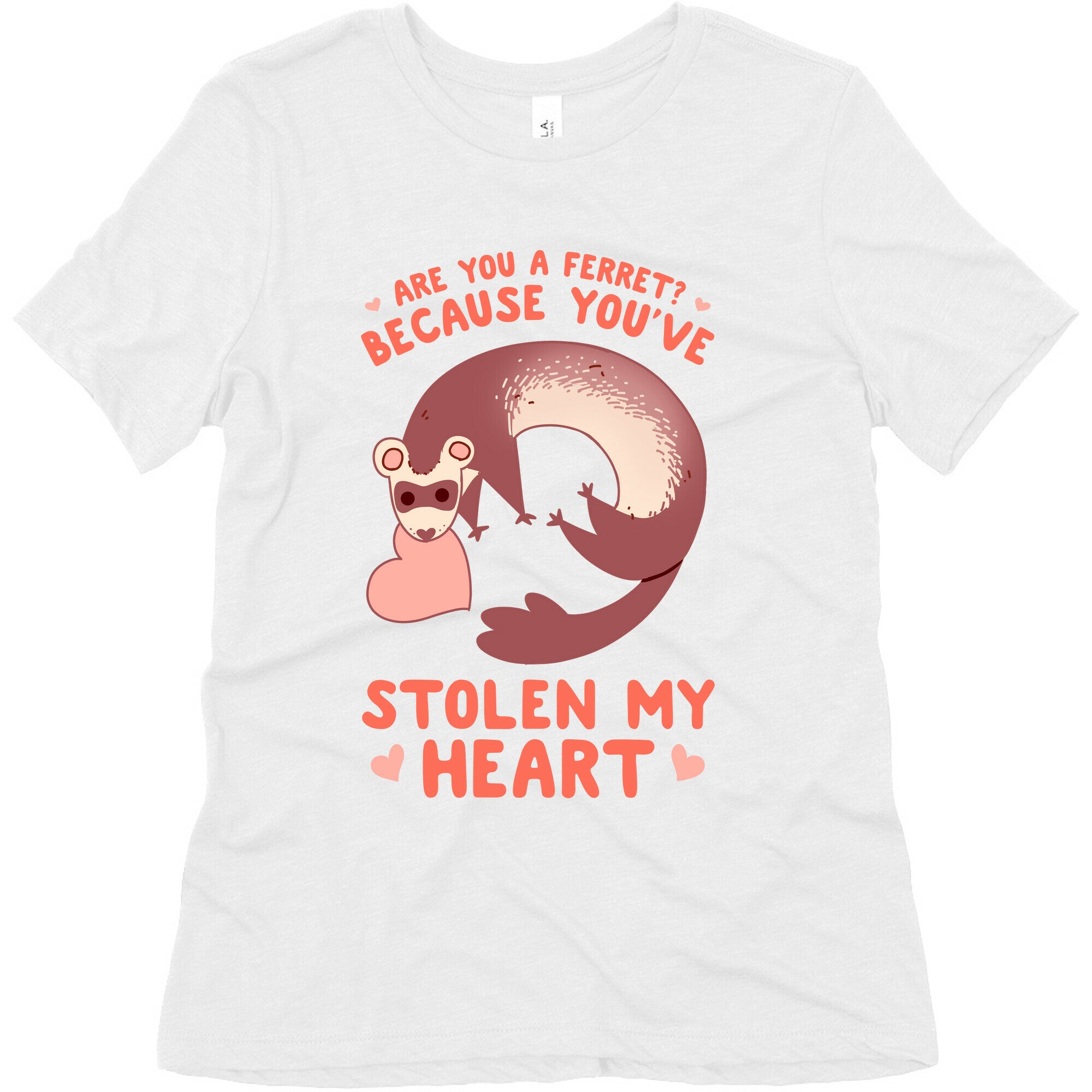 Are You A Ferret? Because You've Stolen My Heart Women's Triblend Tee