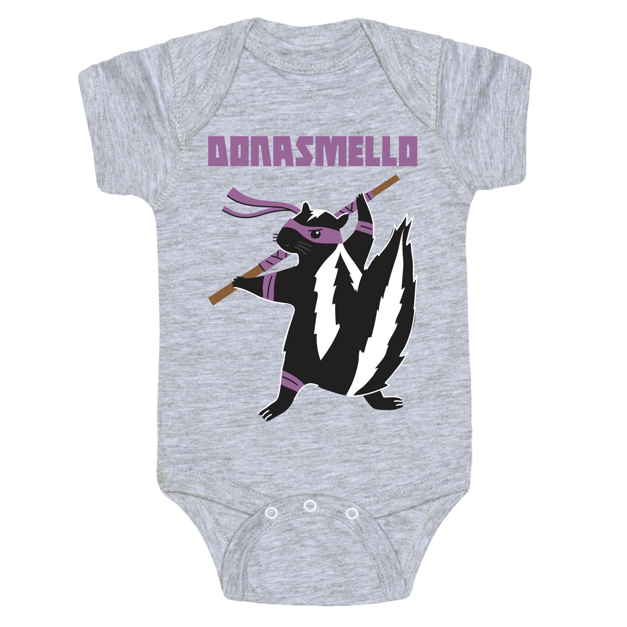 Donasmello (Donatello Skunk) Baby One Piece