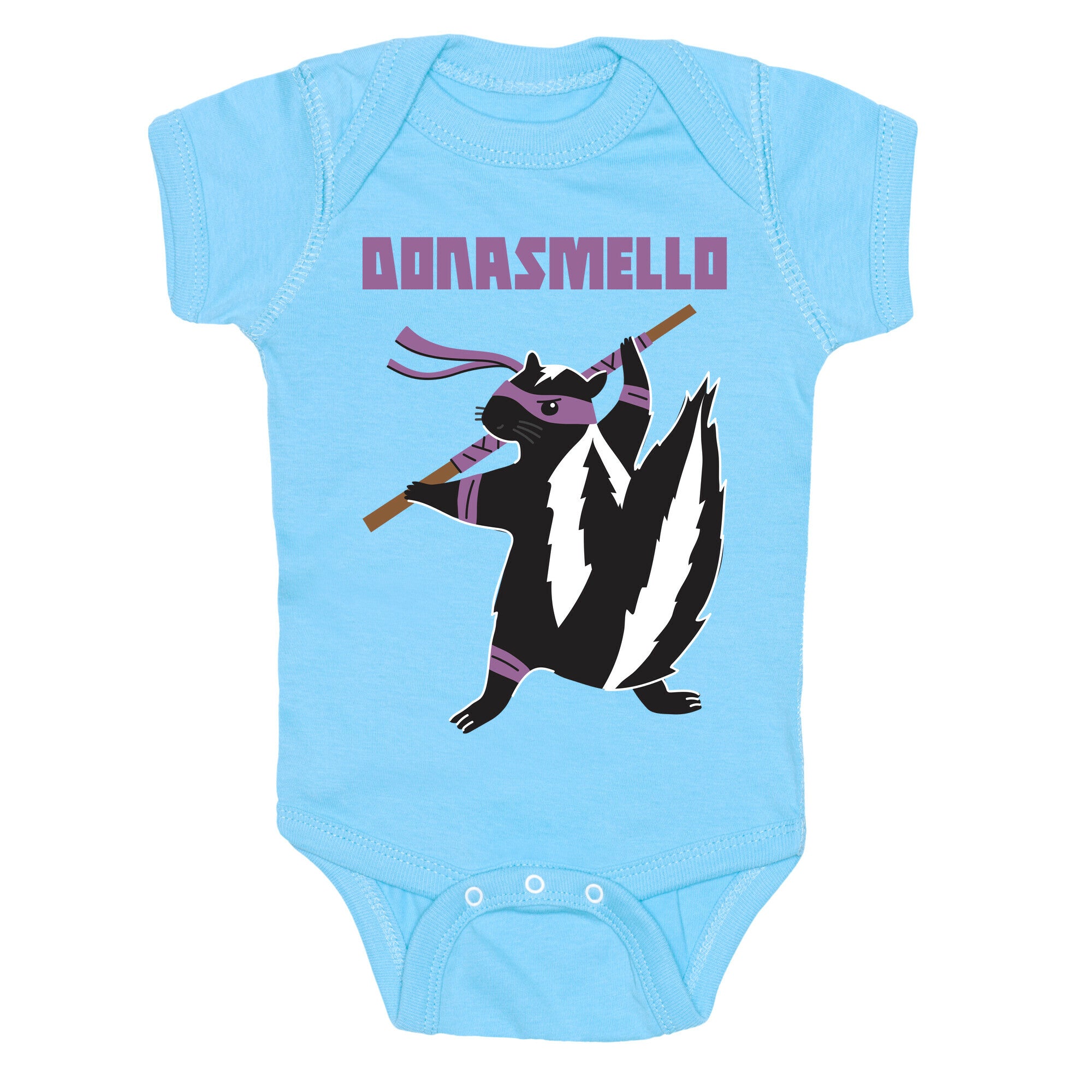 Donasmello (Donatello Skunk) Baby One Piece
