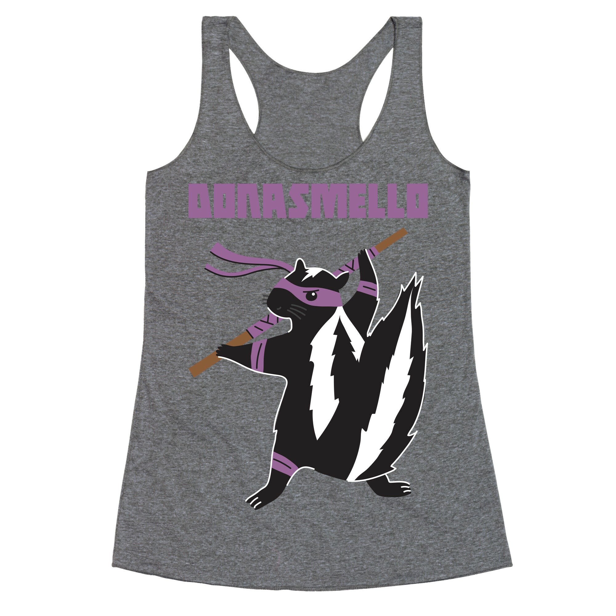 Donasmello (Donatello Skunk) Racerback Tank