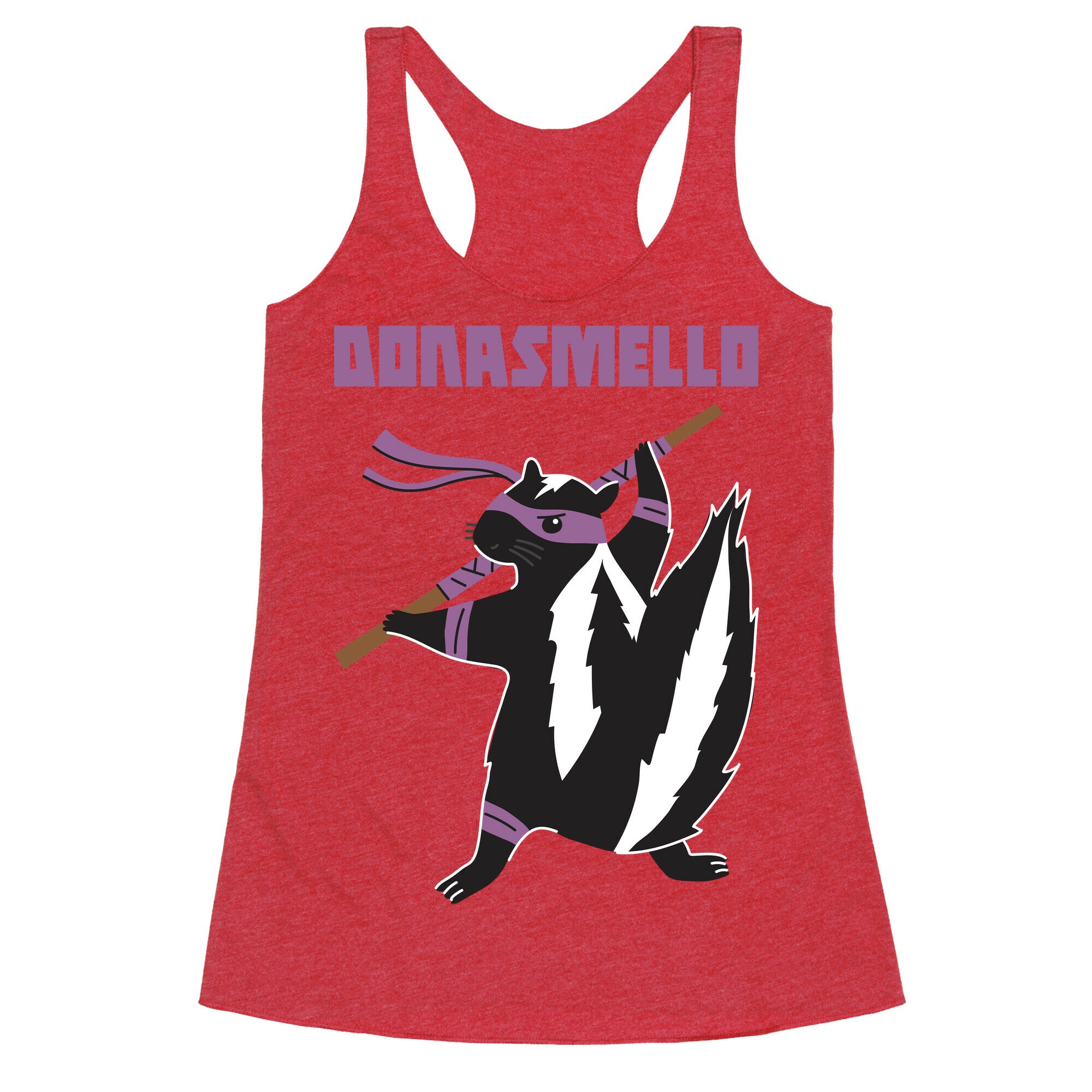 Donasmello (Donatello Skunk) Racerback Tank