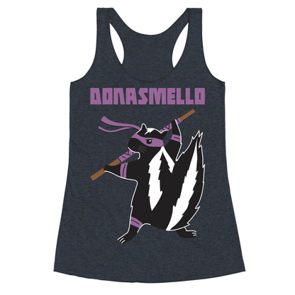 Donasmello (Donatello Skunk) Racerback Tank