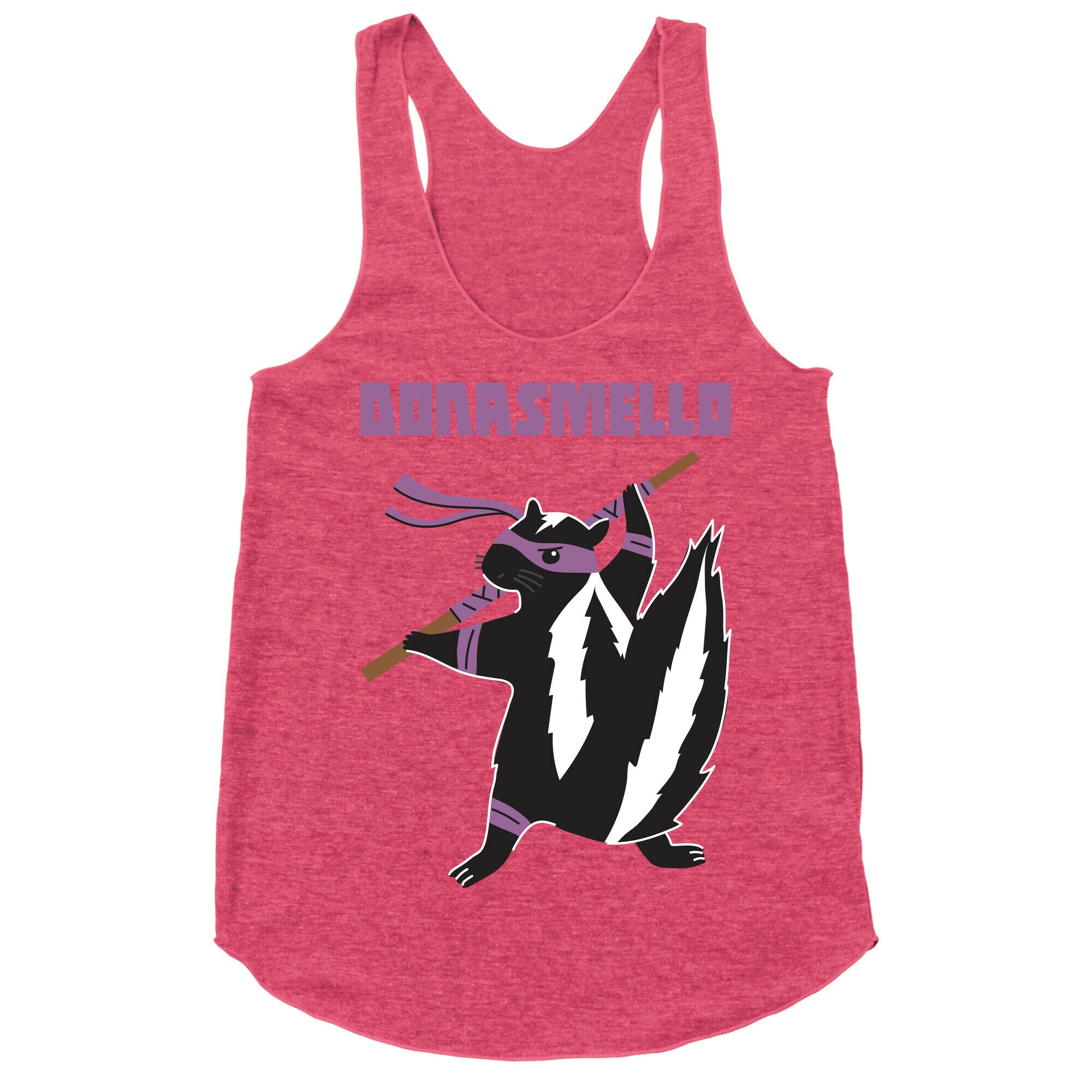 Donasmello (Donatello Skunk) Racerback Tank