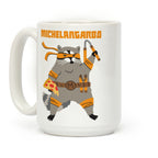 Michelangarbo (Michelangelo Raccoon) Coffee Mug
