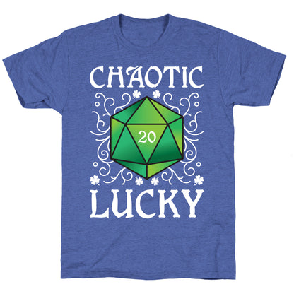 Chaotic Lucky Unisex Triblend Tee