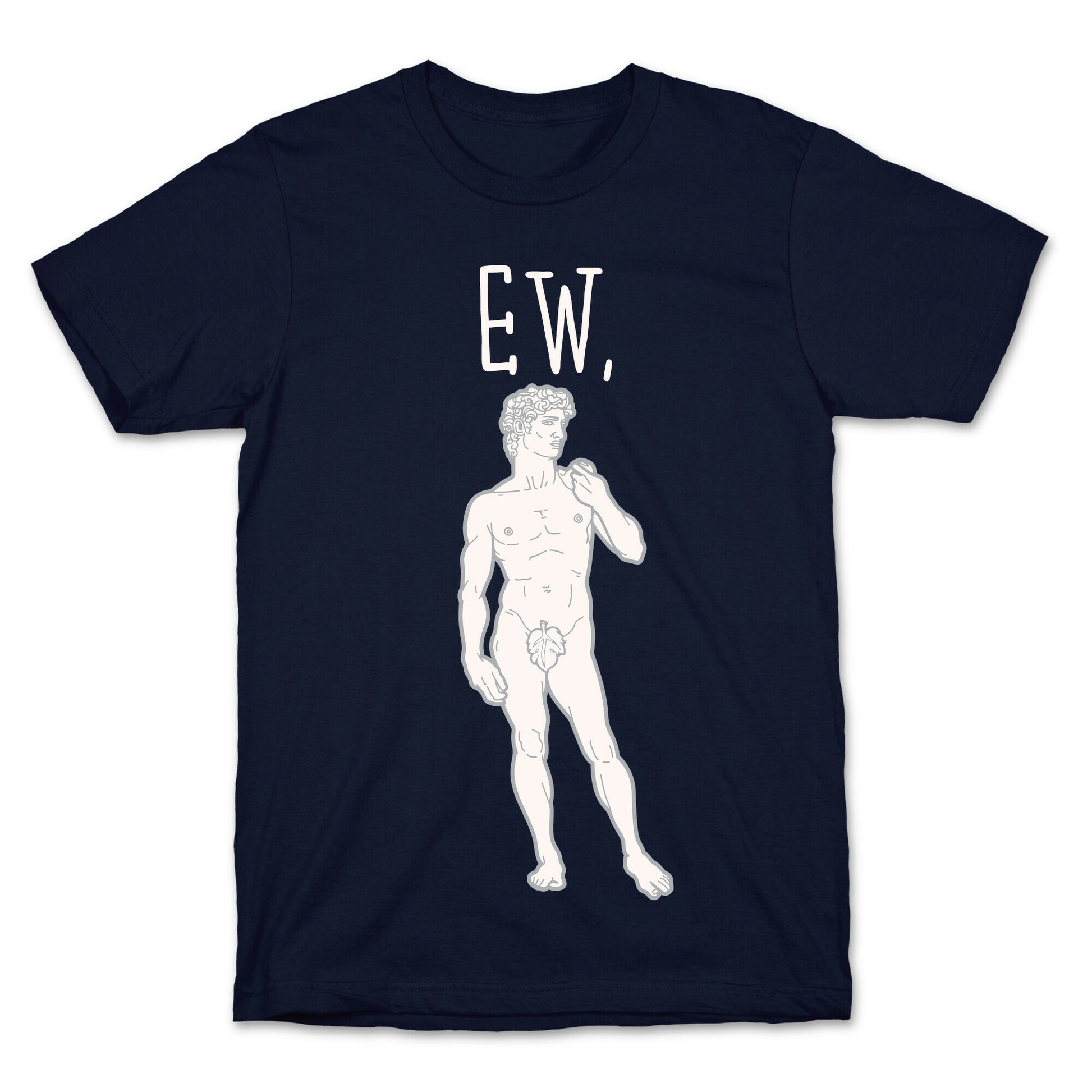 Ew David Parody White Print T-Shirt