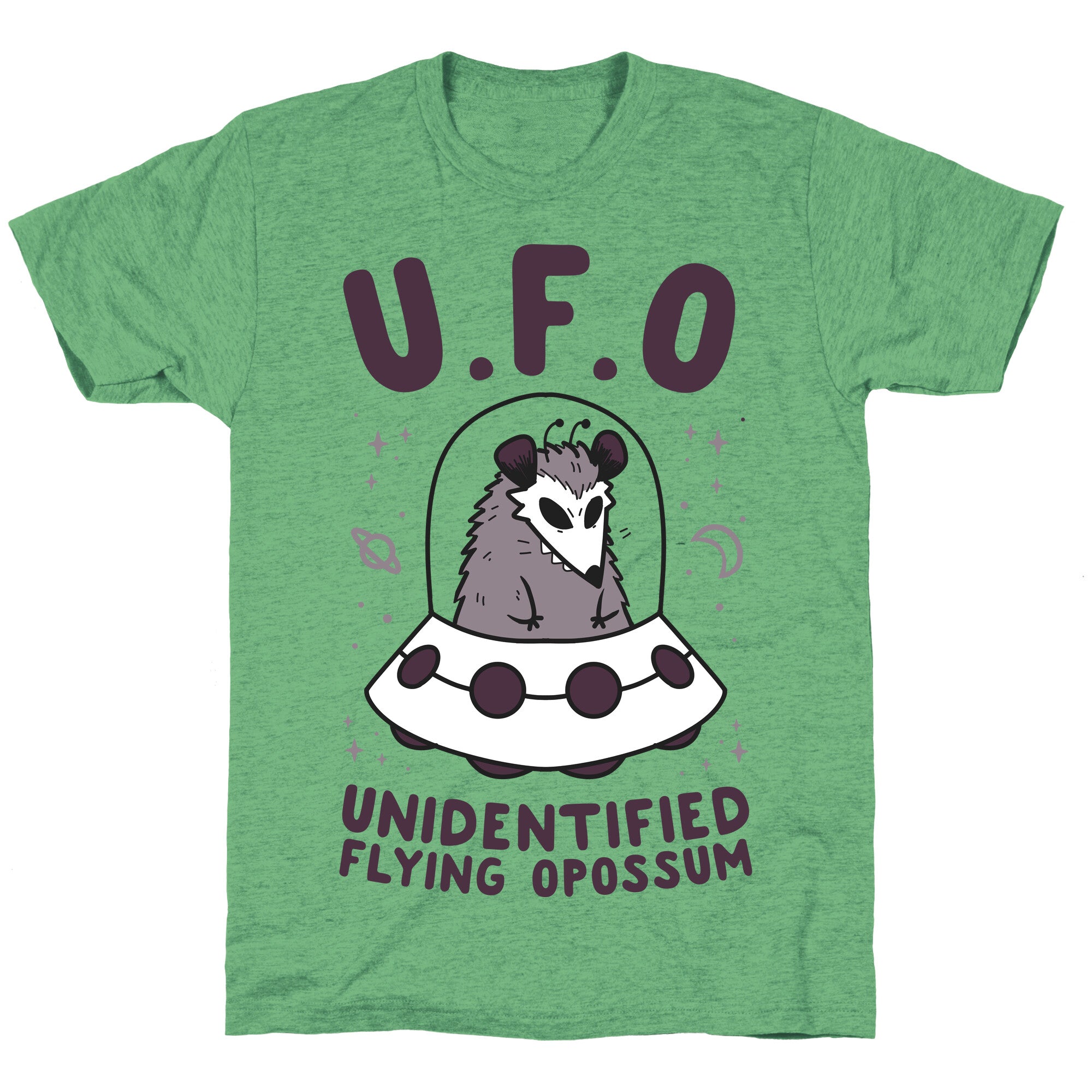 Unidentified Flying Opossum Unisex Triblend Tee