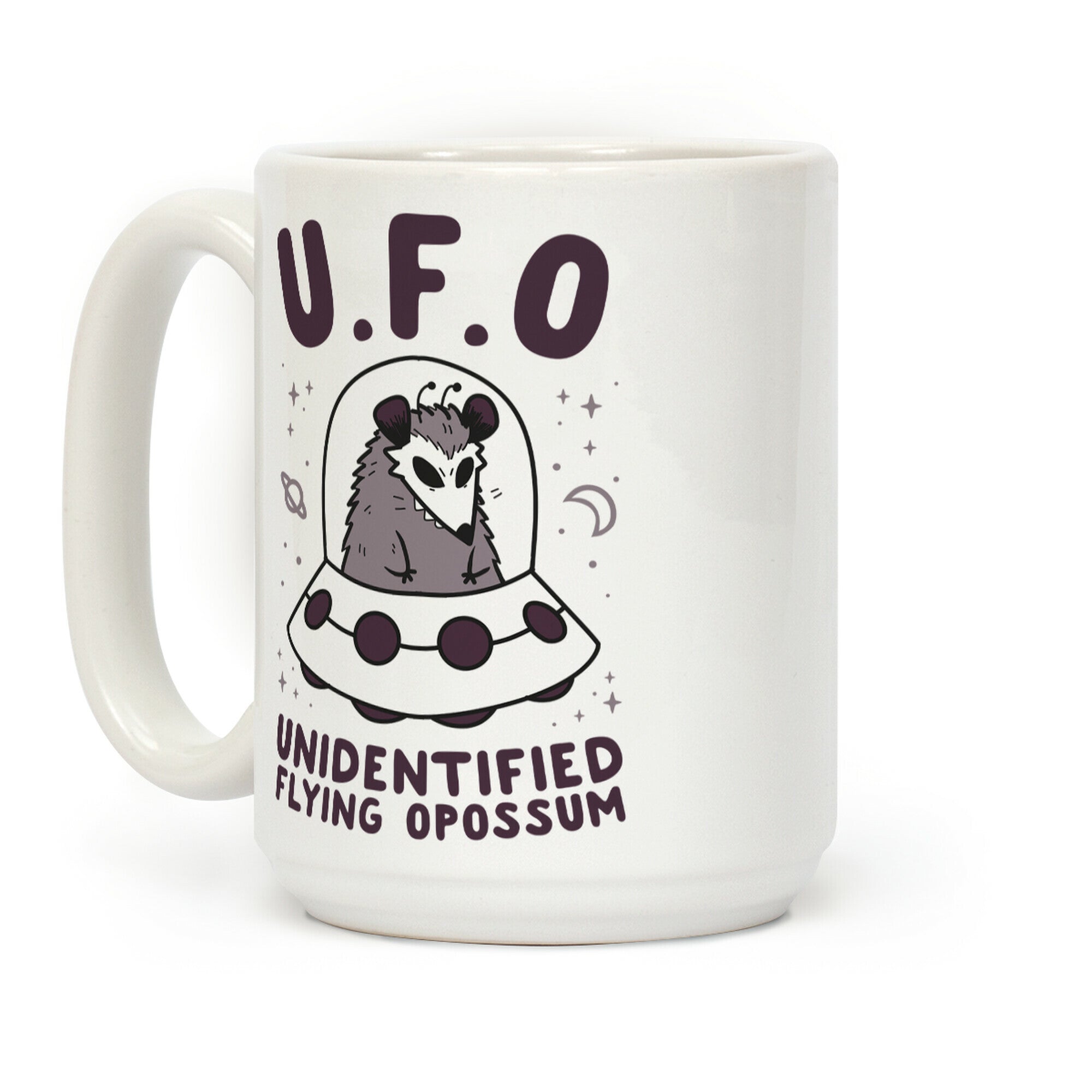 Unidentified Flying Opossum Coffee Mug
