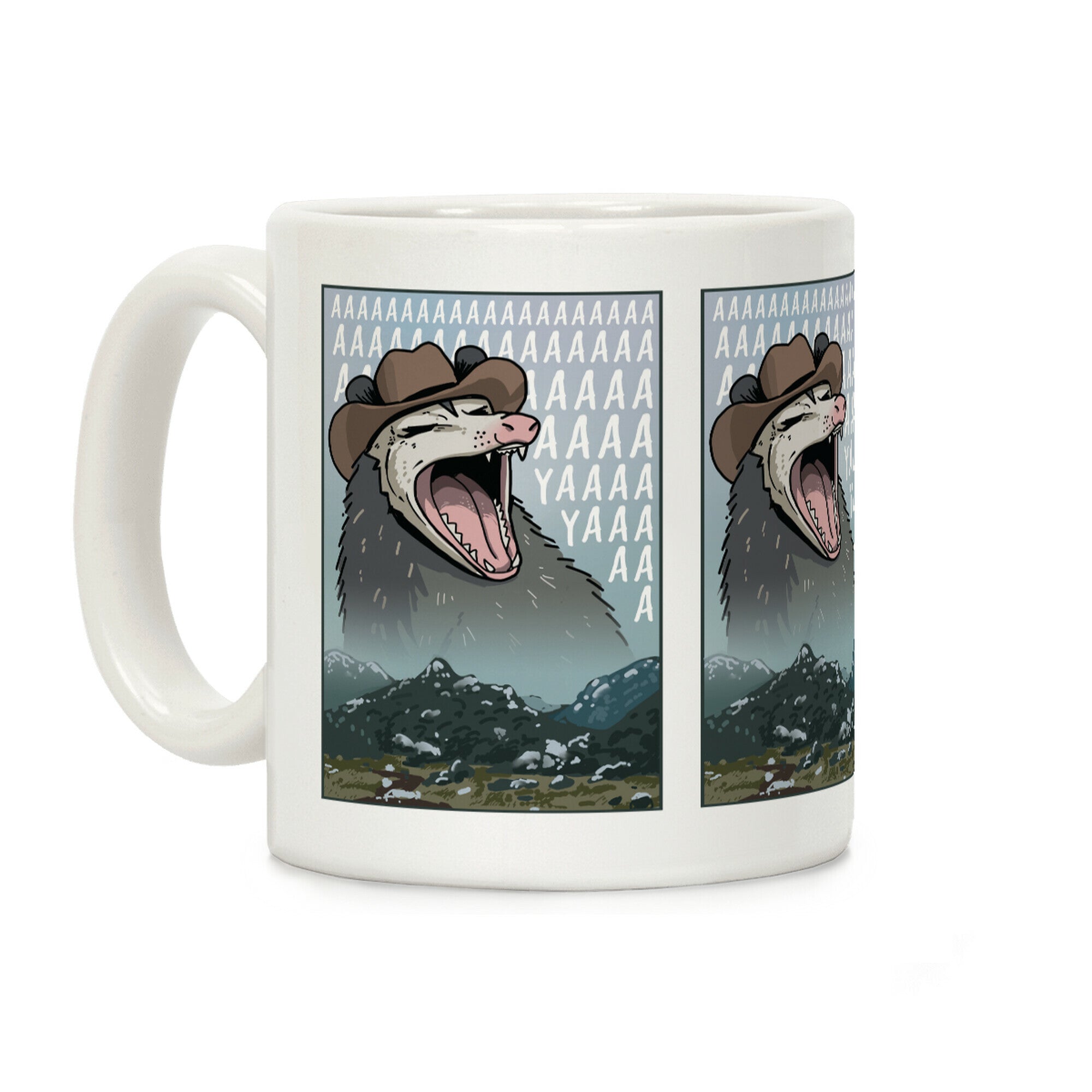 Big Enough Possum Coffee Mug