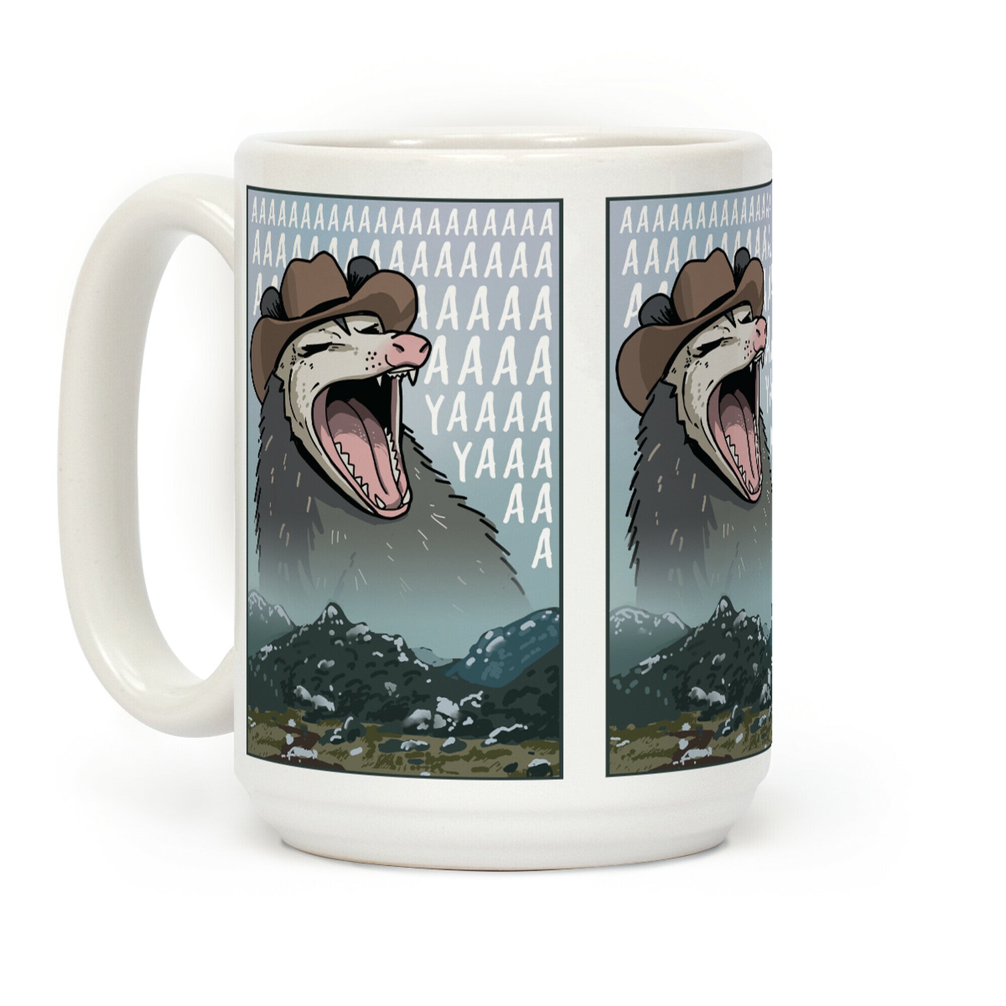 Big Enough Possum Coffee Mug