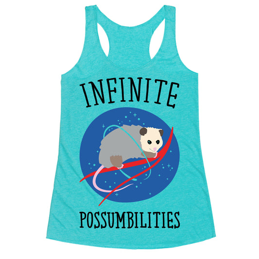 Infinite Possumbilities Parody Racerback Tank