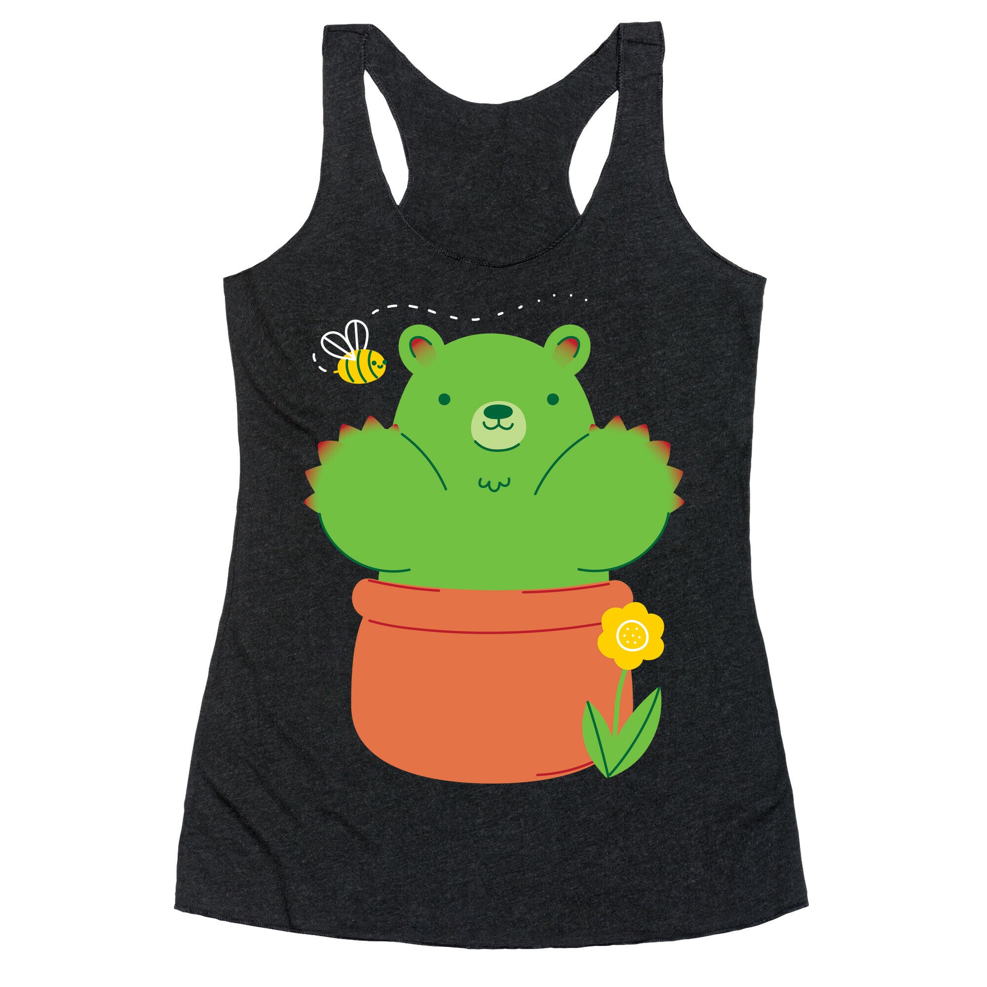 Bear Paw Cactus Racerback Tank