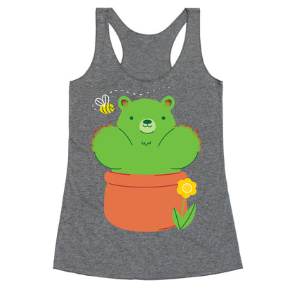 Bear Paw Cactus Racerback Tank