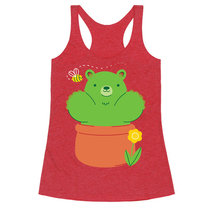 Bear Paw Cactus Racerback Tank