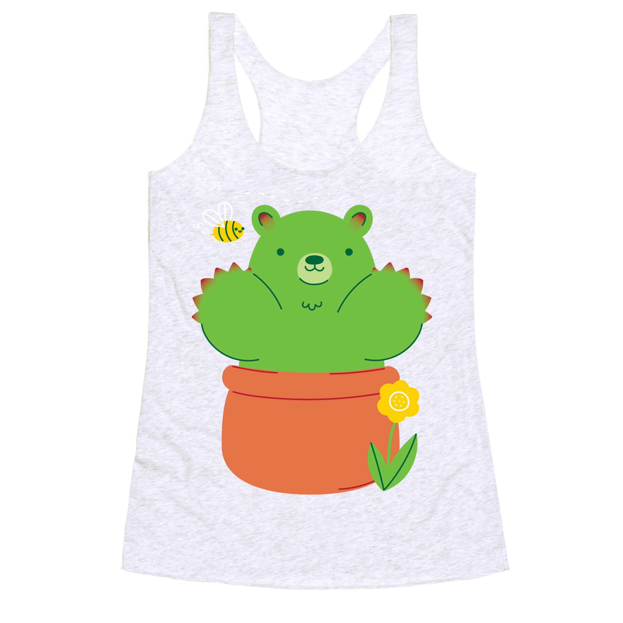 Bear Paw Cactus Racerback Tank