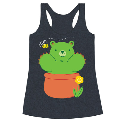 Bear Paw Cactus Racerback Tank