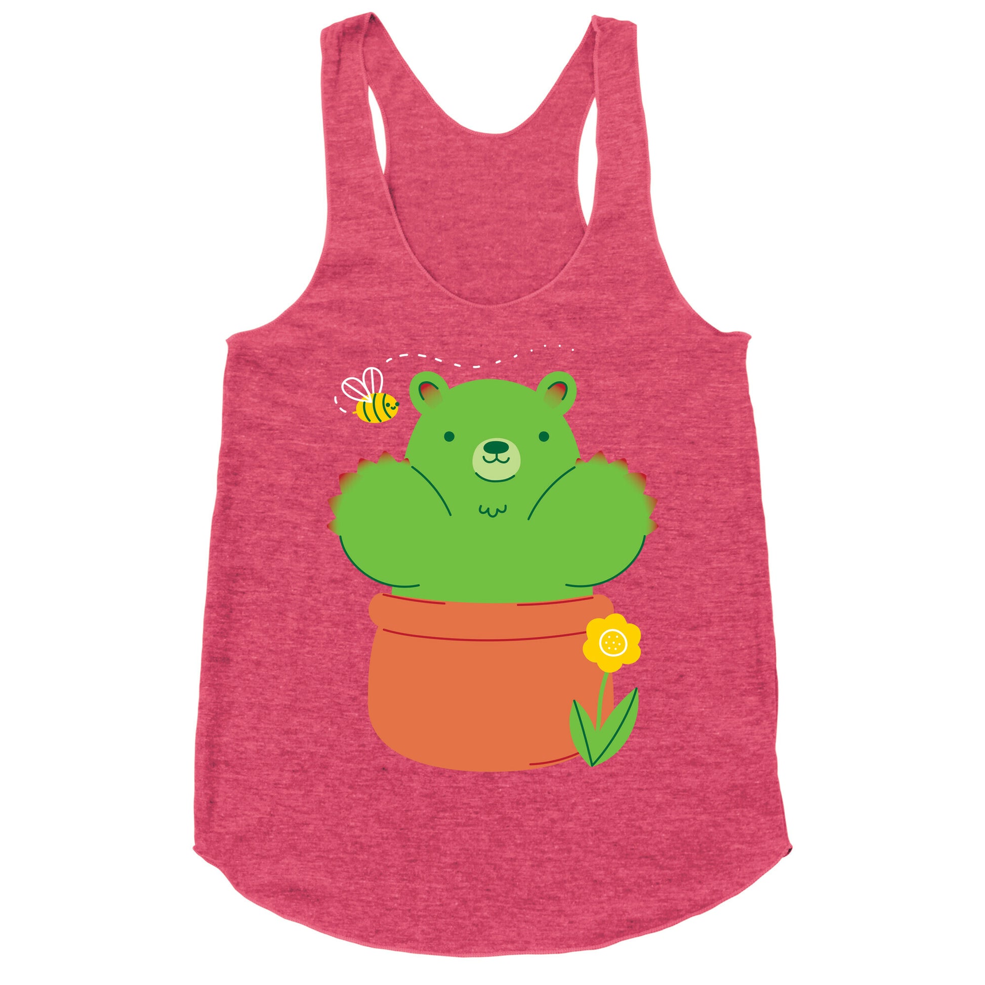 Bear Paw Cactus Racerback Tank