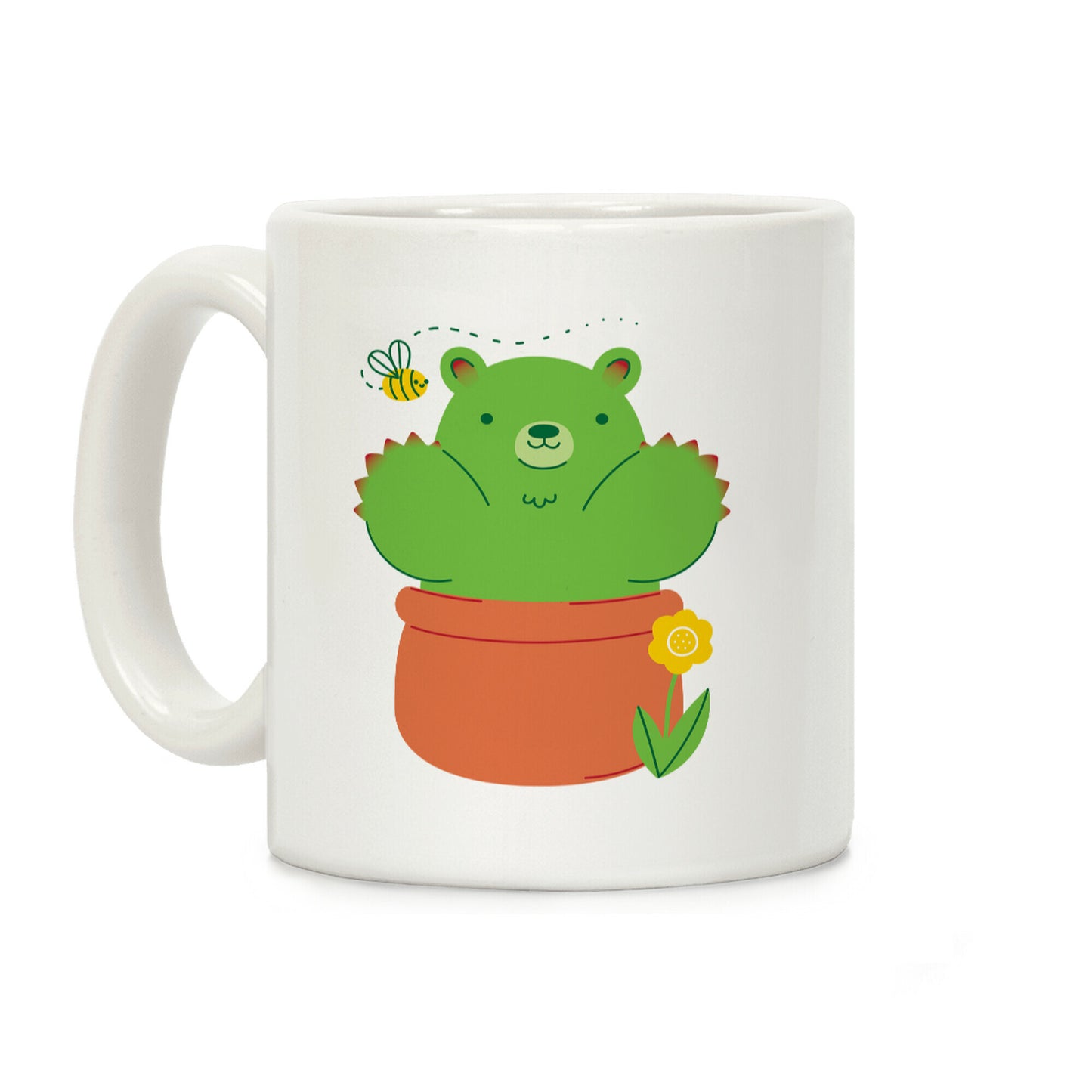 Bear Paw Cactus Coffee Mug